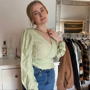 Princess Polly Sage Green Top🌿